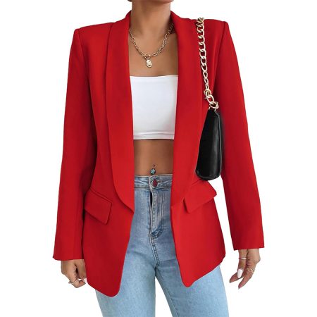 autumn-long-sleeved-solid-color-suit-jacket-for-women
