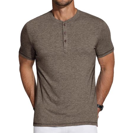 mens-solid-color-short-sleeved-tops