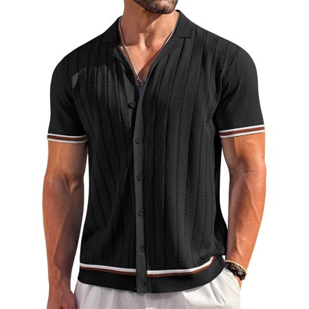 casual-striped-button-short-sleeve