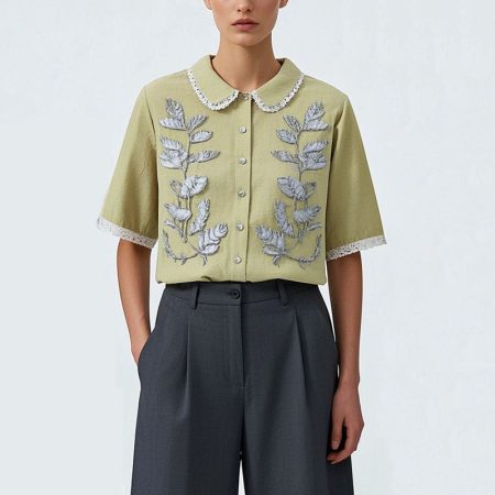 womens-retro-elegant-short-sleeve-shirt