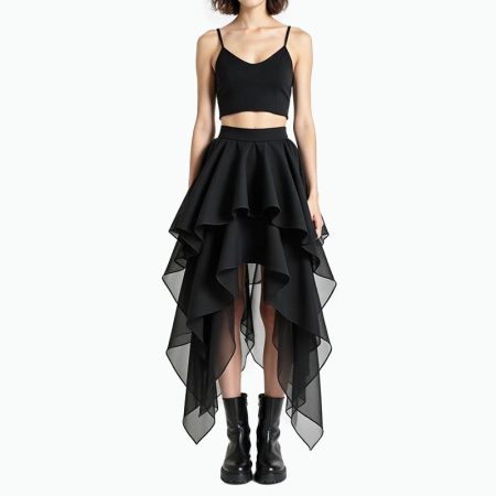 classic-black-womens-skirt-fashionable-asymmetrical-midi-style