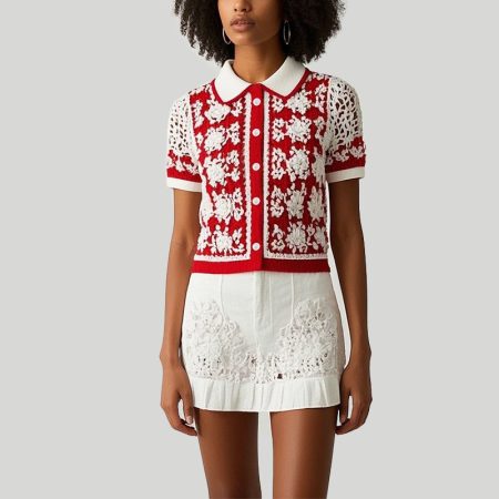 exquisite-craftsmanship-womens-knitted-short-sleeved-top