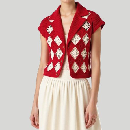 elegant-and-charming-womens-knitted-short-sleeved-top
