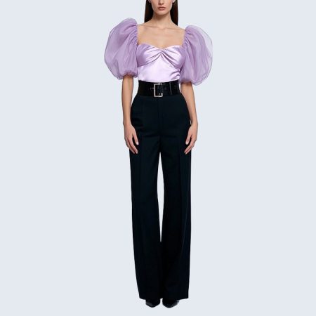 womens-summer-fashion-ballon-sleeves-top