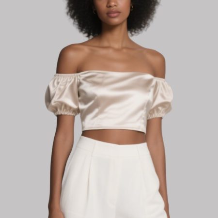 lady-fashion-trendy-summer-female-blouse-satin-short-puff-sleeves-crop-top