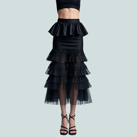 mesh-skirt-temperament-skirt-sexy-yarn-skirt