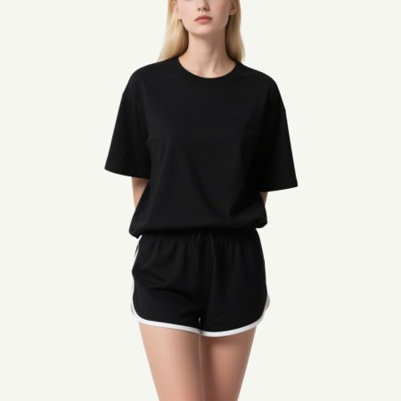 womens-athleisure-set-oversized-tee-piped-shorts
